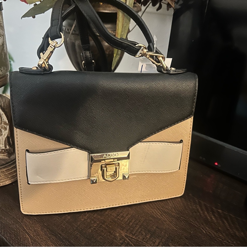 Aldo Black and Tan Women's Bag